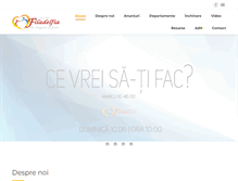 Tablet Screenshot of filadelfiabm.ro